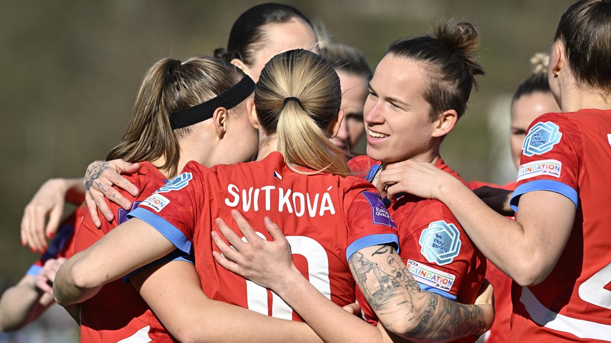 České fotbalistky v úvodním utkání baráže porazily Rakousko